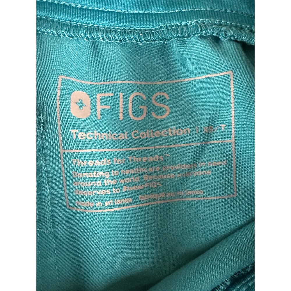FIGS Technical Collection Pacific Blue Scrubs Pants - Women's XS Tall - Picture 4 of 7